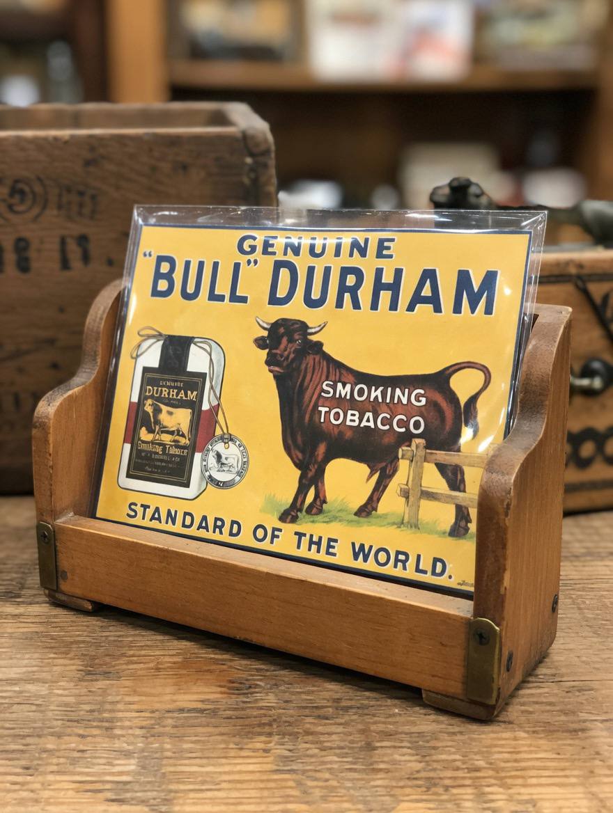 Genuine Bull Durham NC Print - North Carolina History Art Postcard