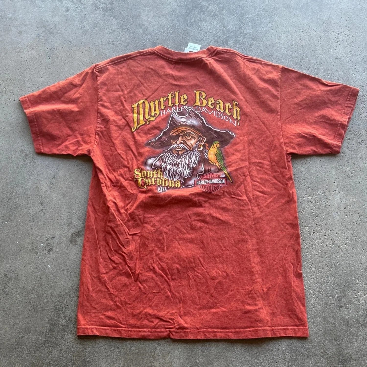 Vintage Y2K Myrtle Beach, SC Harley Davidson Motorcycles T Shirt 